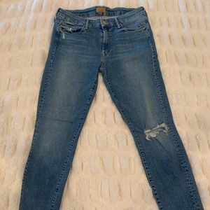 Like New Mother Looker Ankle Fray Jeans - Size 30